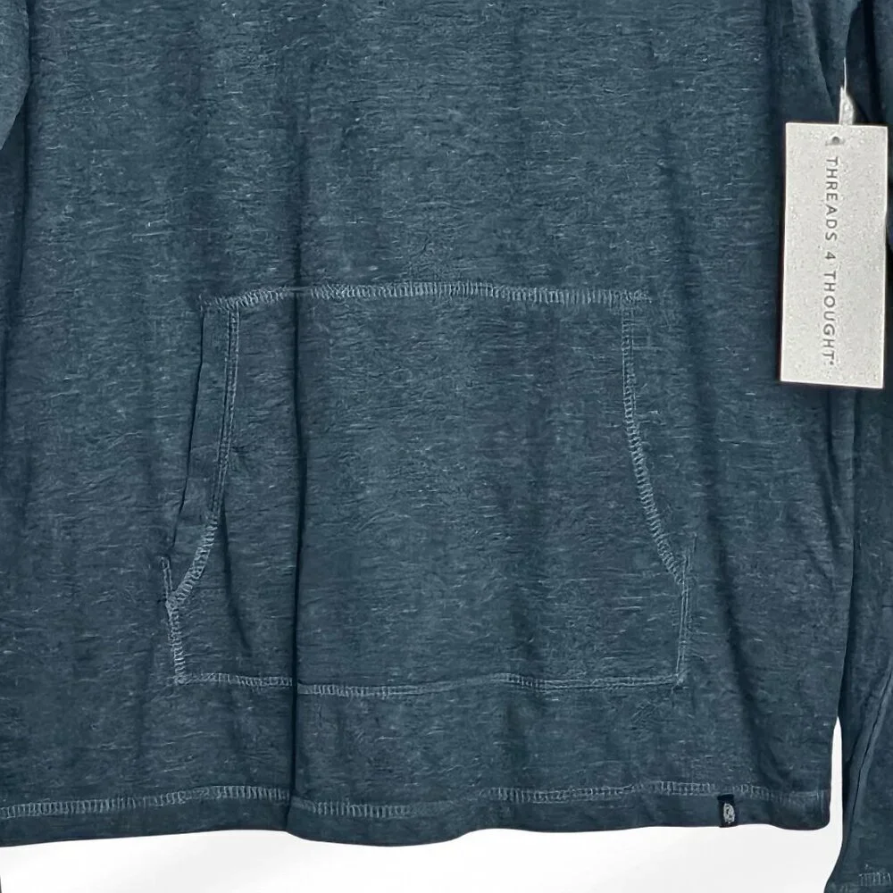 2/$30 Threads 4 Thought Long Sleeve Hooded Shirt Size S NWT - Picture 2 of 6
